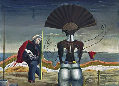 Woman, Old man and Flower Max Ernst